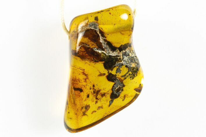Polished Chiapas Amber ( g) Necklace - Mexico #304396